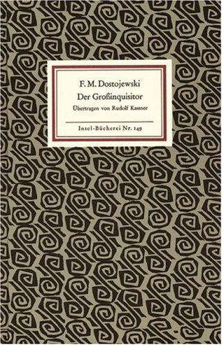 Der Großinquisitor. (Hardcover, 1981, Insel, Frankfurt)