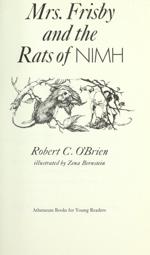 Mrs Frisby and the Rats of Nimh (Paperback, 1975, Simon Pulse)