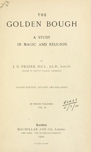 The golden bough (1900, Macmillan)