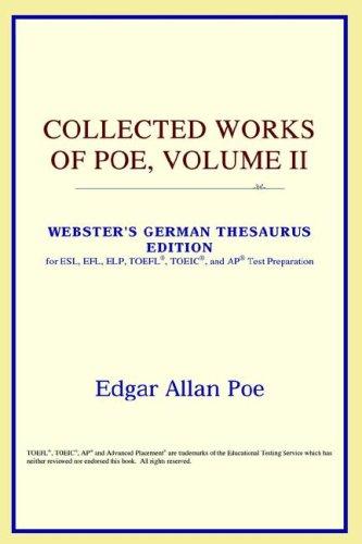 Collected Works of Poe, Volume II (Paperback, 2005, ICON Reference)