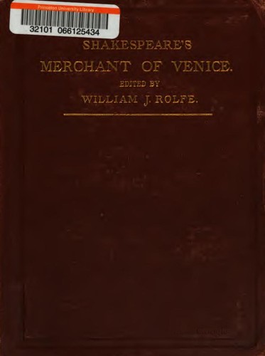 Shakespeare's Comedy of The Merchant of Venice (1884, Harper & brothers)