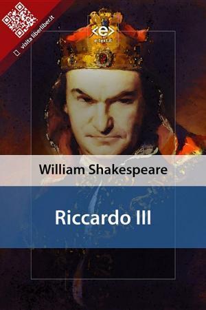 Riccardo III (Italian language)