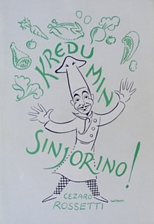Kredu min, sinjorino! (Esperanto language, 1950, Heroldo de Esperanto)