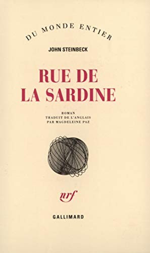 Rue de la sardine (Paperback, 1948, Gallimard, GALLIMARD)