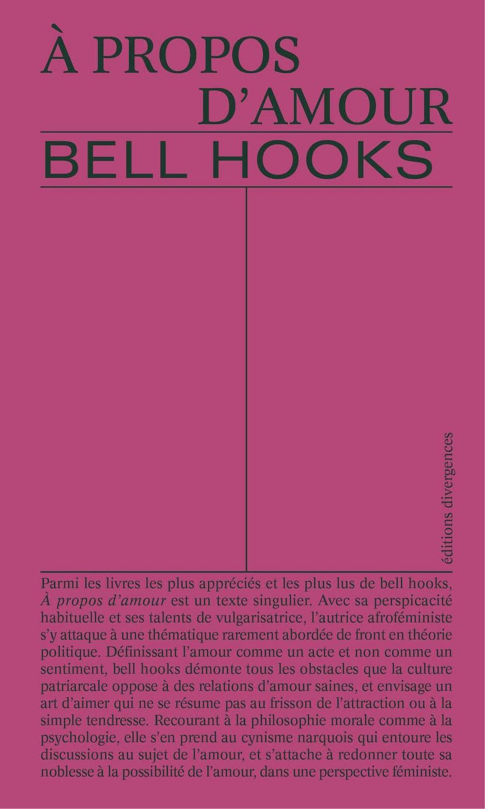 À propos d'amour (French language, 2022, Éditions Divergences)