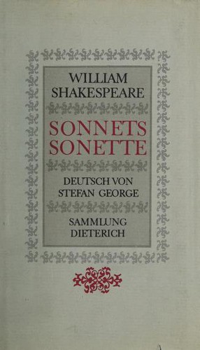 Sonnets Sonette (1989, Dieterich'sche)