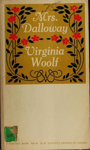 Mrs. Dalloway (1925, Harcourt, Brace)