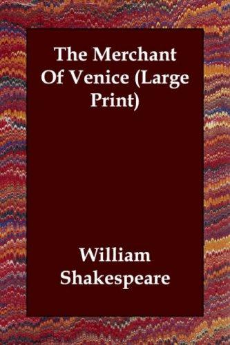 The Merchant Of Venice (Large Print) (2006, Echo Library)