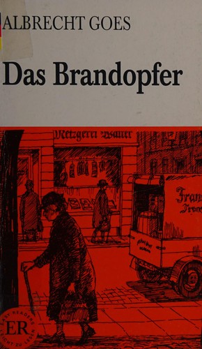Das Brandopfer. (German language, 1974, Grafisk Institut)
