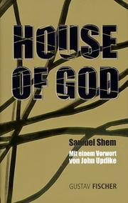 House Of God. (1996, Urban & Fischer Verlag)