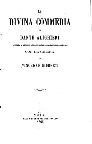 La divina commedia (1865, Tip. del Patronato pei ragazzi)