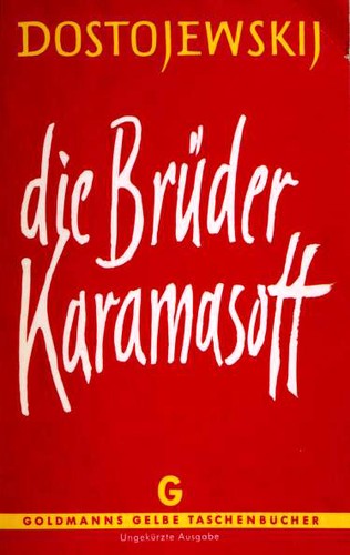 Die Brüder Karamasoff (German language, Wilhelm Goldmann Verlag)