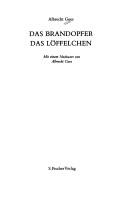 Das Brandopfer (Paperback, German language, 1980, S. Fischer Verlag)
