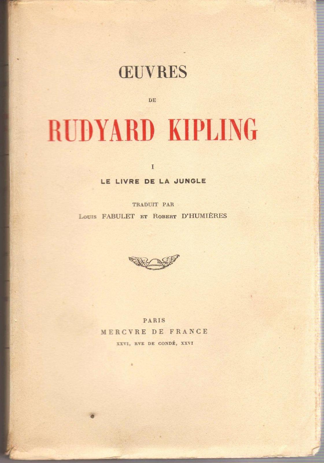 le Livre de la Jungle (French language, 1945)