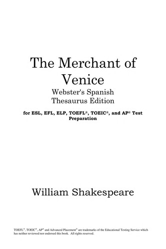 The merchant of Venice (2005, ICON Classics)